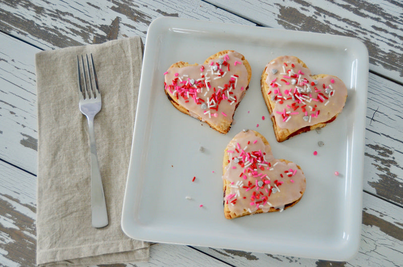 Maple & Cherry Homemade Heart Pop Tarts